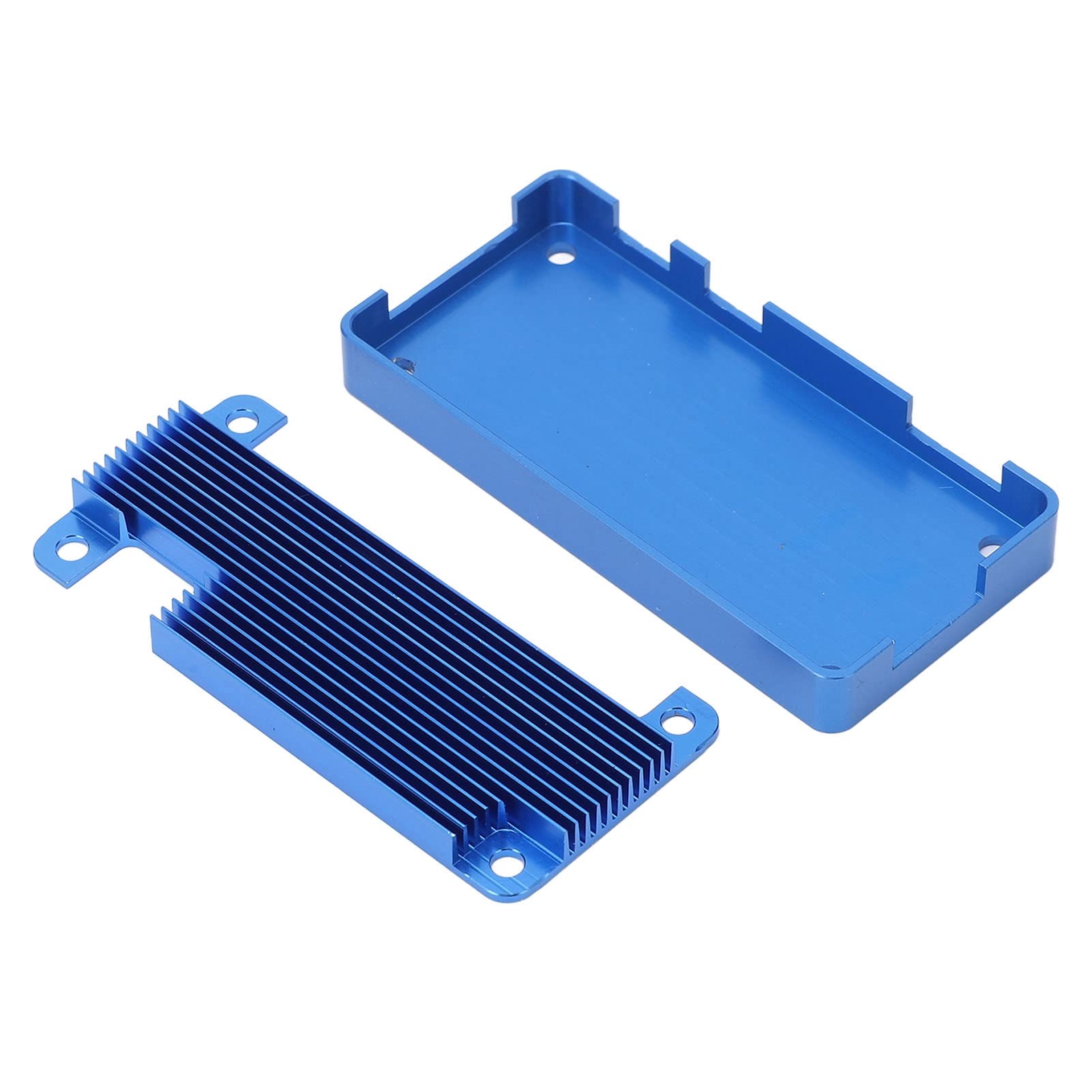Emoshayoga Micro Computer Enclosure - Passive Cooling Case with Pin Header for 2W | Heat Dissipation Design for Raspberry Pi & Mini PCs | Perfect for Home Automation & DIY Electronics Projects