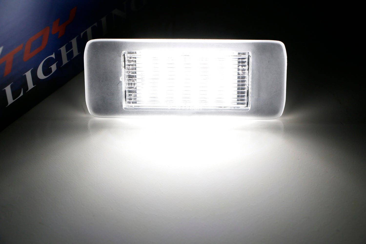 Exact Fit LED License Plate Light Assembly for Chevy Suburban, Escalade, Yukon, Malibu - Bright & Durable Replacement - Perfect for Night Driving & Enhanced Safety