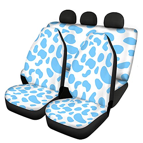 Blue Cow Print