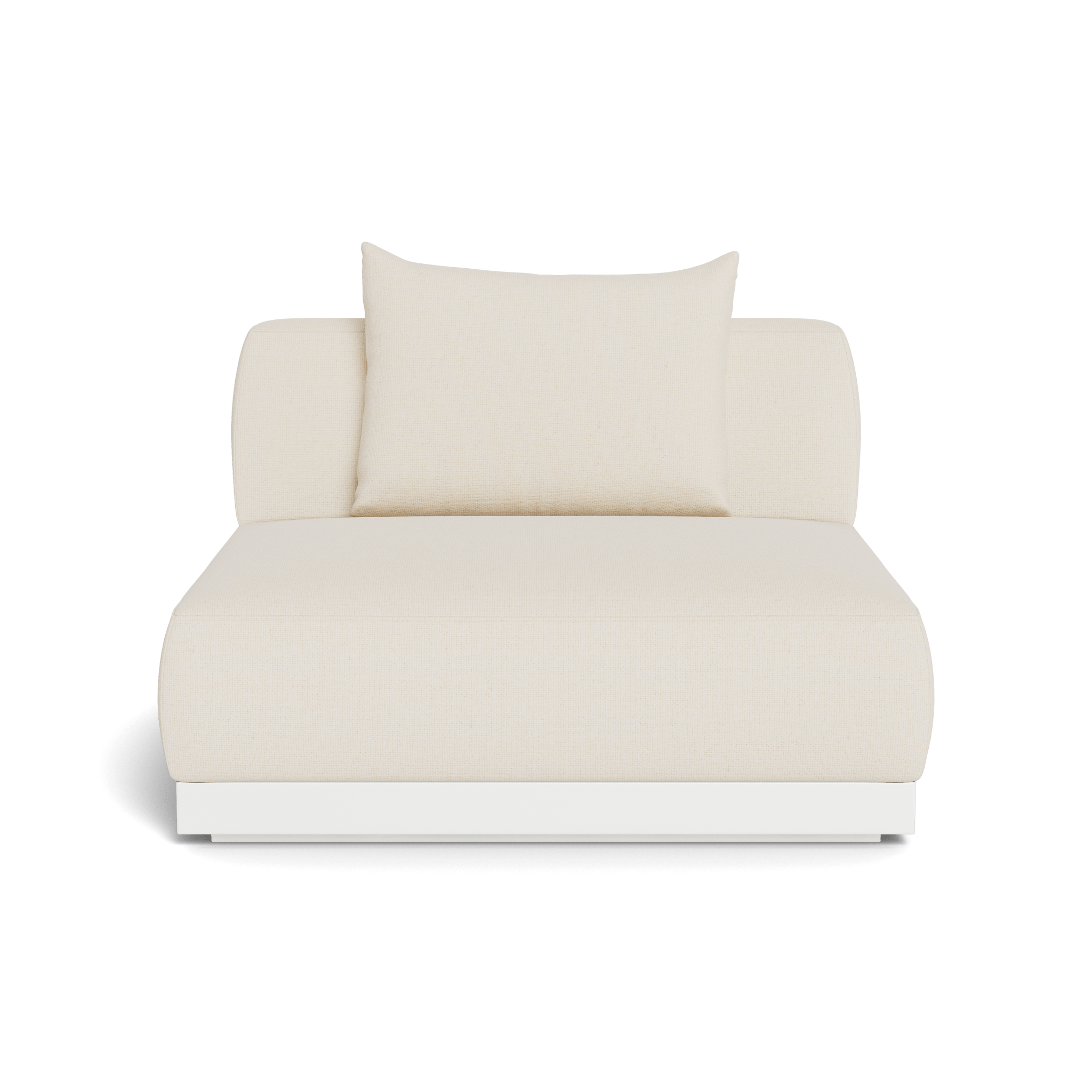 Amalfi Swivel Armless Chair - Modern Accent Chair for Living Room, Bedroom, Office - 360-Degree Rotation, Comfortable Upholstered Seat - Perfect for Small Spaces, Reading Nook, or Lounge Area