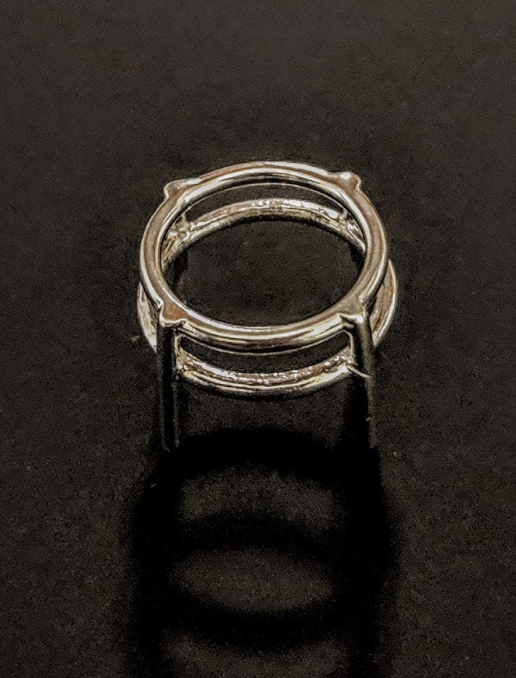 Sterling Silver or 14kt Gold 4.25mm Round Wire Basket Head - DIY Jewelry Findings for Rings, Earrings, Pendants - Custom Made Jewelry Components (144-010) - Perfect for Handmade Jewelry Crafting and Gift Making
