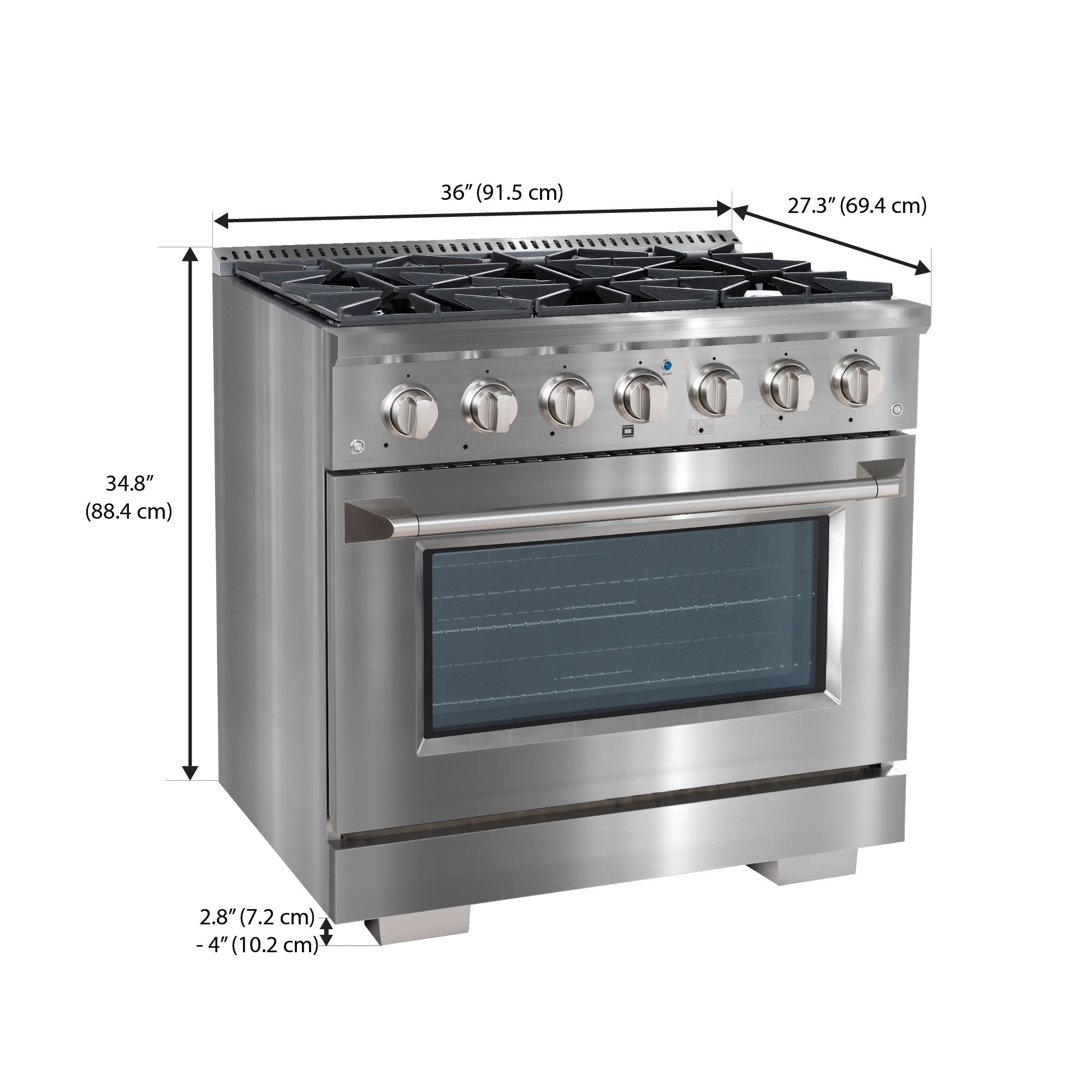 Ancona 2-Piece Kitchen Appliance Set - 36