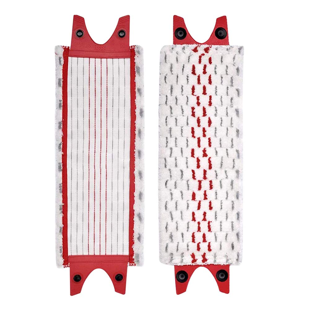 VUBLY 3pc Reusable Microfiber Mop Pads - Compatible with Vileda UltraMax for Kitchen & Bathroom Cleaning