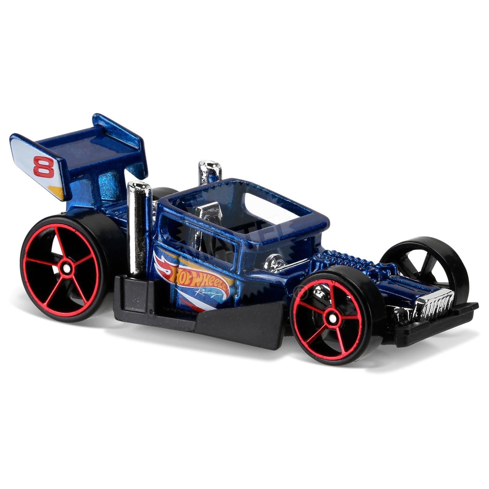 Hot Wheels 2016 HW Race Team Bone Speeder 7/250 Blue Die-Cast Toy Car - Collectible Racing Model for Kids & Adults, Perfect for Play, Display & Gifts