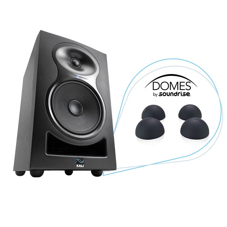 Soundrise DOMES Isolation Pads - Premium Anti-Vibration Silicone Feet for Subwoofers, Speakers & Turntables - Noise Reduction & Sound Dampening - Peel & Stick, Non-Slip, Durable Class-A Silicone (8-Pack) - Perfect for Home Theater, Studio & Hi-Fi Audio Systems