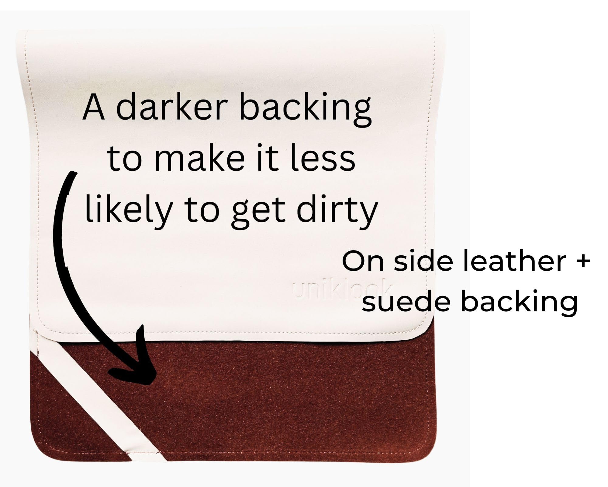 Premium Vegan Leather Baby Changing Pad - Waterproof Portable Diaper Mat 14