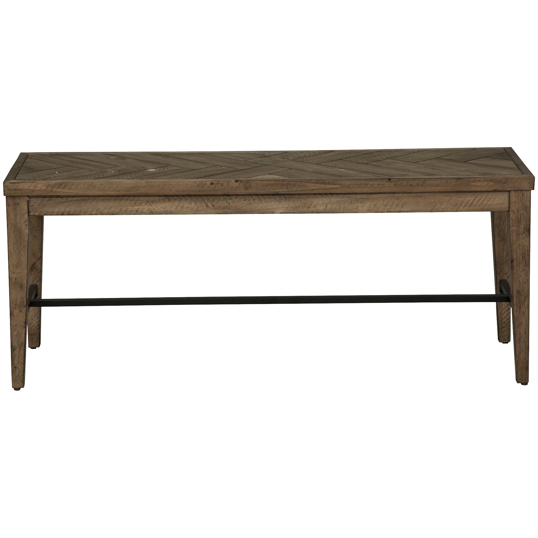 Horizons Bench - Modern Outdoor Wooden Bench for Patio, Garden, and Backyard - Perfect for Relaxing, Lounging, and Entertaining Guests