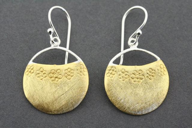 22K Gold Plated Sterling Silver Quora Earrings - Elegant & Hypoallergenic Jewelry for Women, Perfect for Parties, Weddings & Everyday Wear