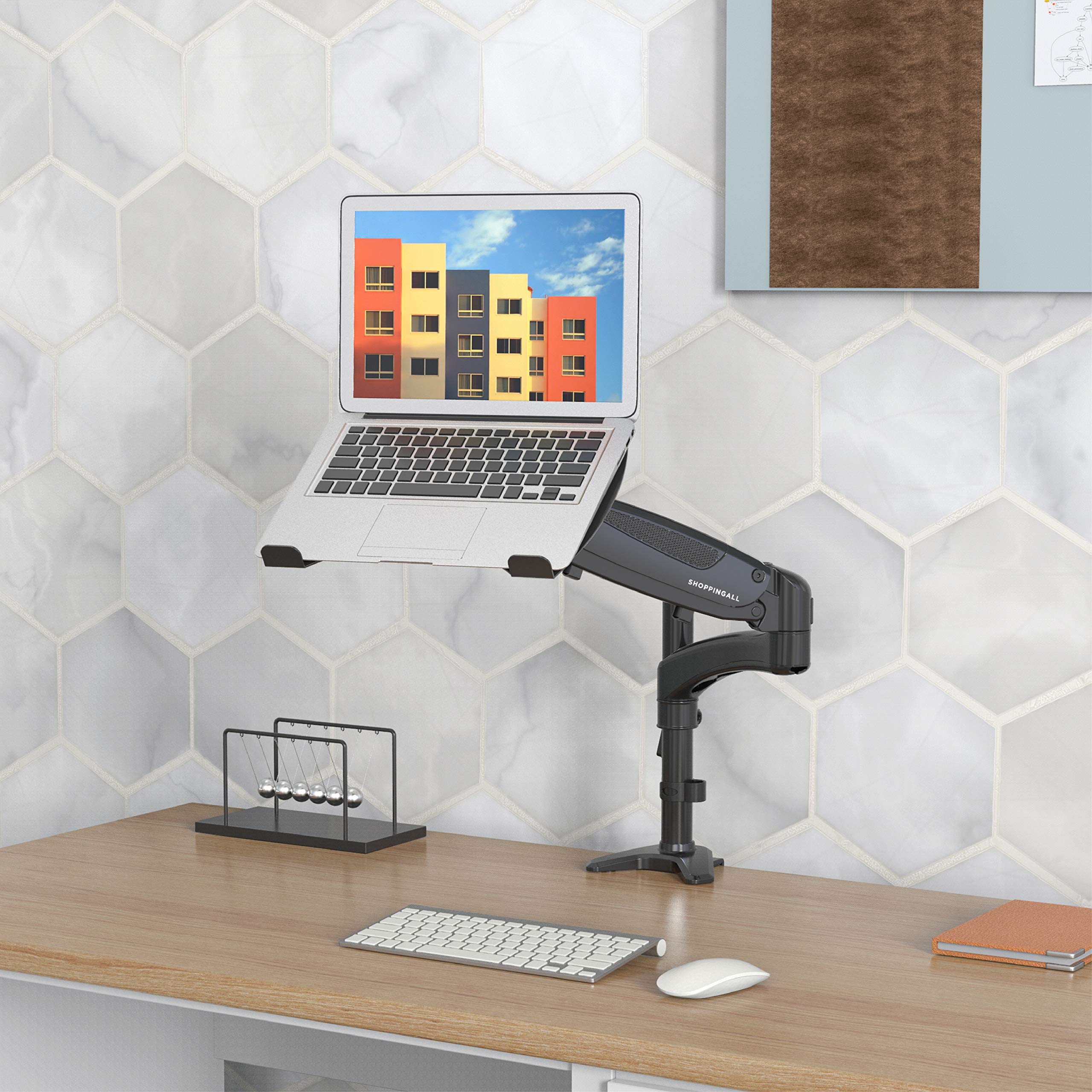 Adjustable Gas Spring Laptop Stand for 17