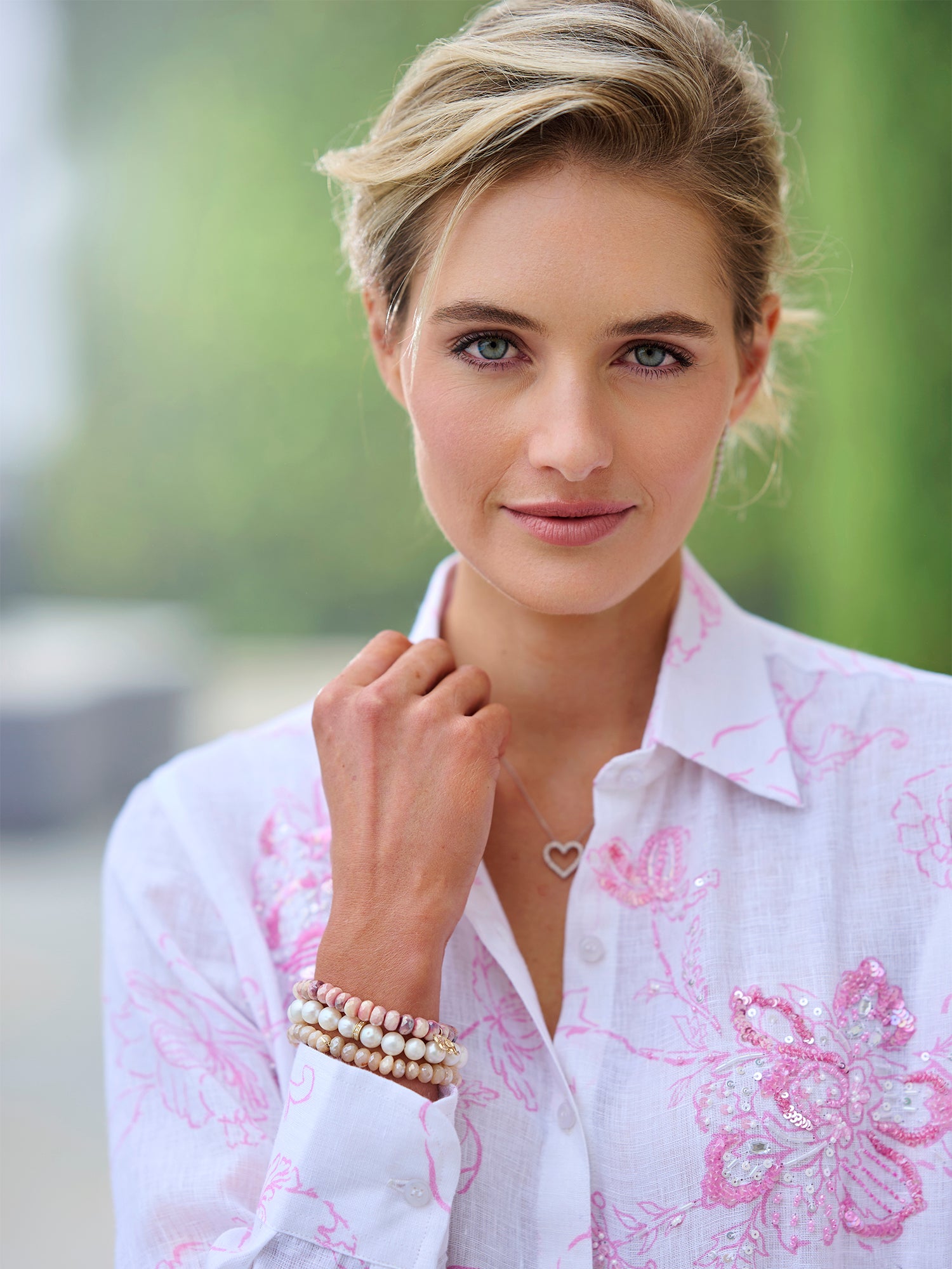 Lou Begonia Linen Shirt for Women - Breathable Summer Casual Button Down Top - Perfect for Beach, Office & Vacation Wear