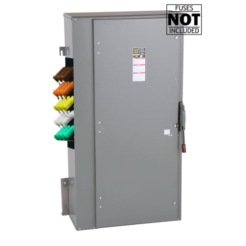 Heavy Duty Cam Lock Fused Disconnect Switch - Single Throw Safety Switch for Industrial Equipment & Electrical Panels - Ideal for HVAC Systems, Motor Controls & Power Distribution