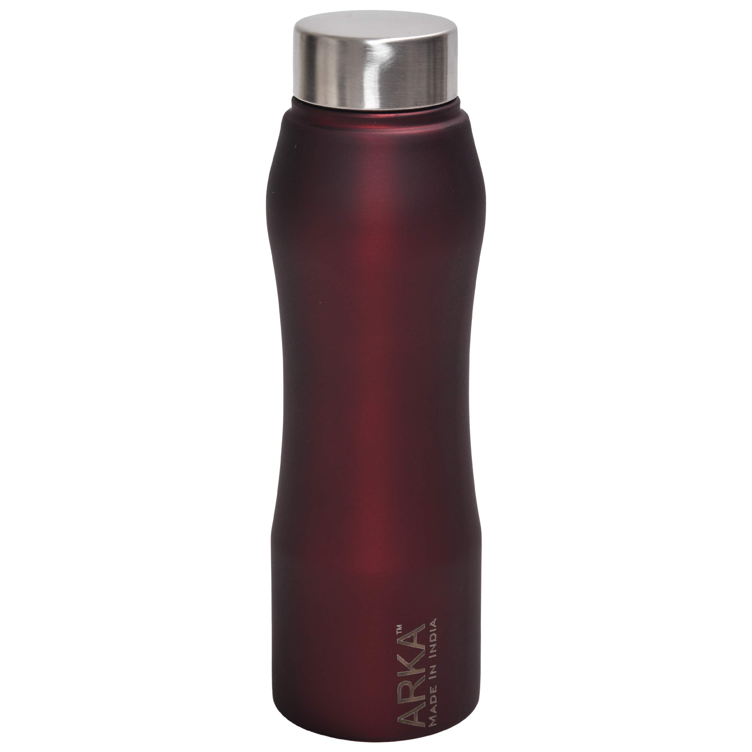 Arka Stainless Steel Water Bottle 750ml - Bristo Matte Red, Insulated Thermos for Hot & Cold Beverages | Perfect for Gym, Yoga, School, Hiking & Outdoor Activities