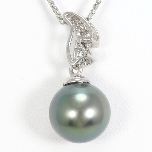 18K White Gold Pearl Necklace 45cm - Classic Elegant Jewelry for Women | Perfect for Weddings, Anniversaries & Special Occasions