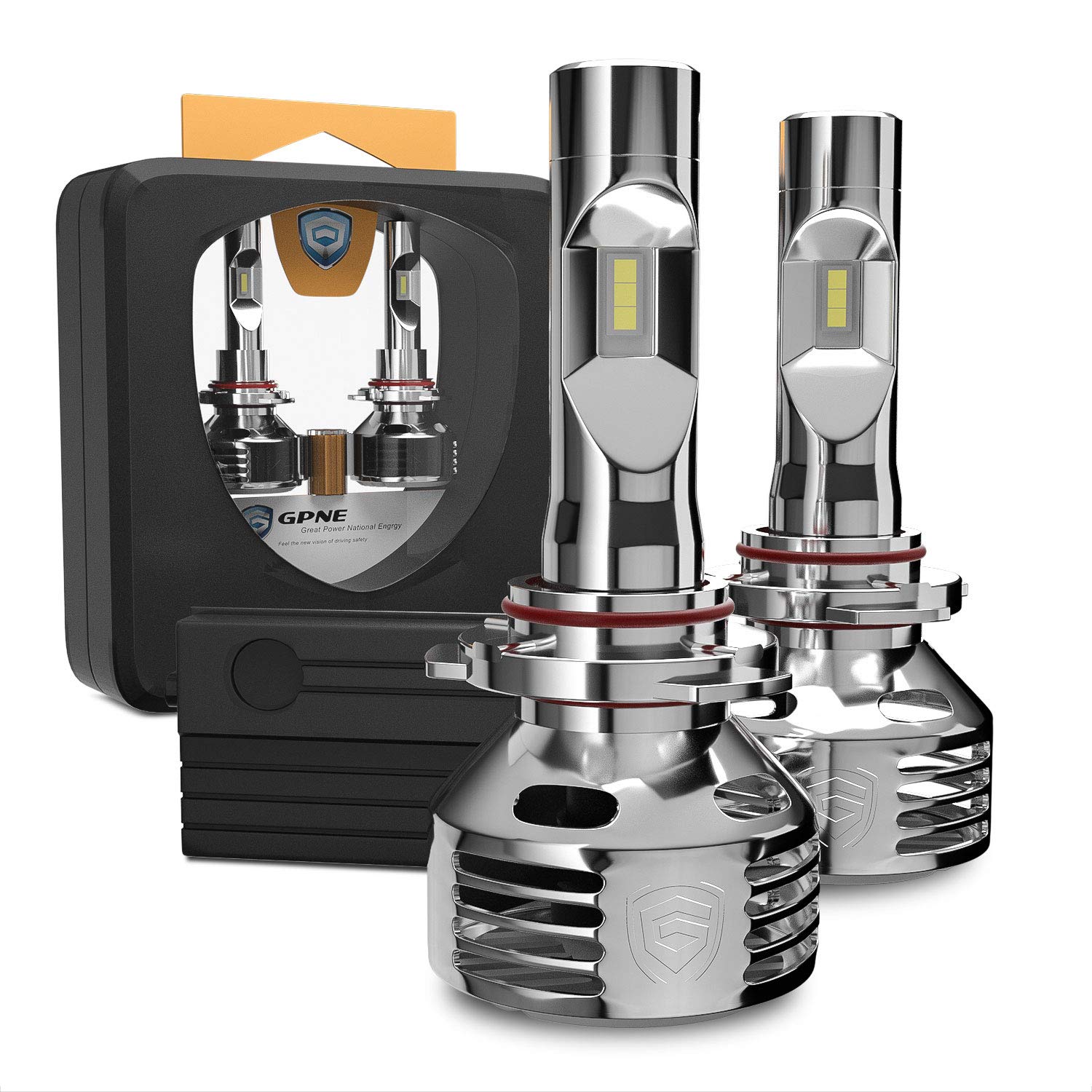 GPNE 9006/HB4 LED Bulbs - 76W 16000LM Super Bright Headlights for Cars - 2 Pack
