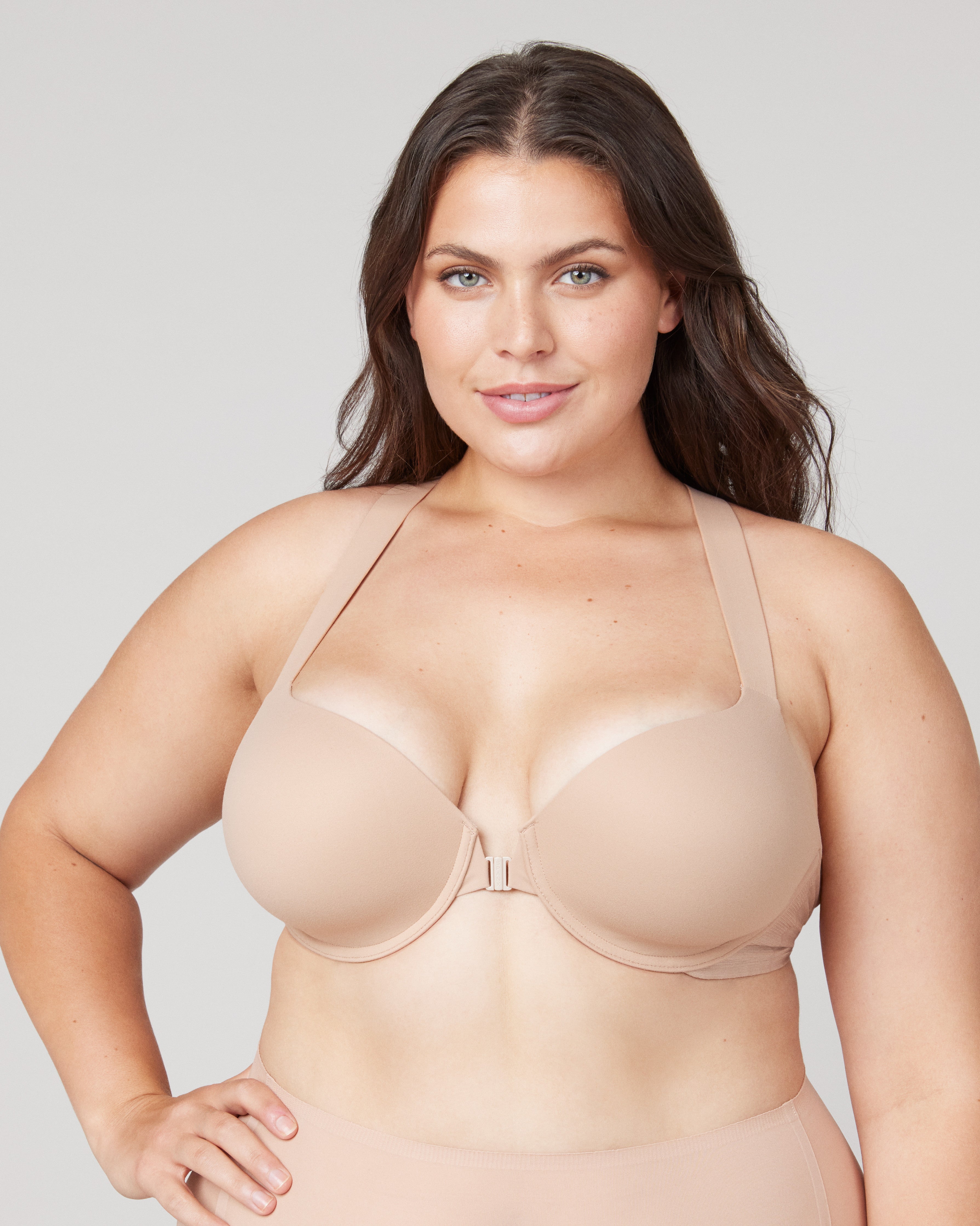 SPANX Smooth Lightly Lined Racerback Bra - Comfortable Wireless Support for Everyday Wear, Yoga & Workouts