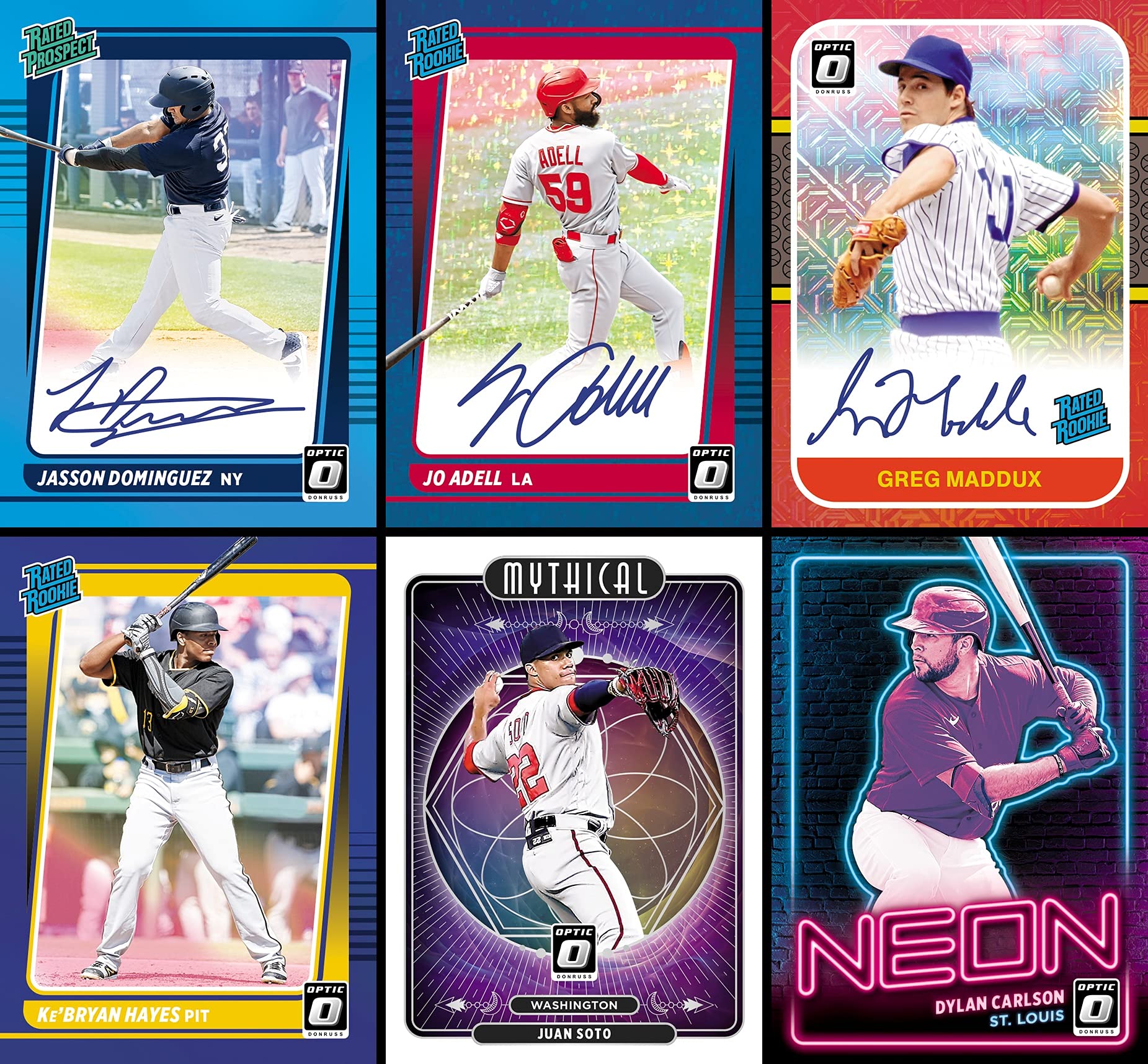 2021 Panini Donruss Optic Baseball Hobby Box - 20 Packs per Box | Collectible Trading Cards for Baseball Fans & Sports Memorabilia Collectors