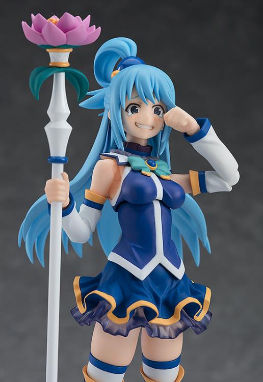 Figma #399 Aqua from Konosuba Anime Figure - Collectible Action Figure for Anime Fans, Perfect for Display & Cosplay Scenes