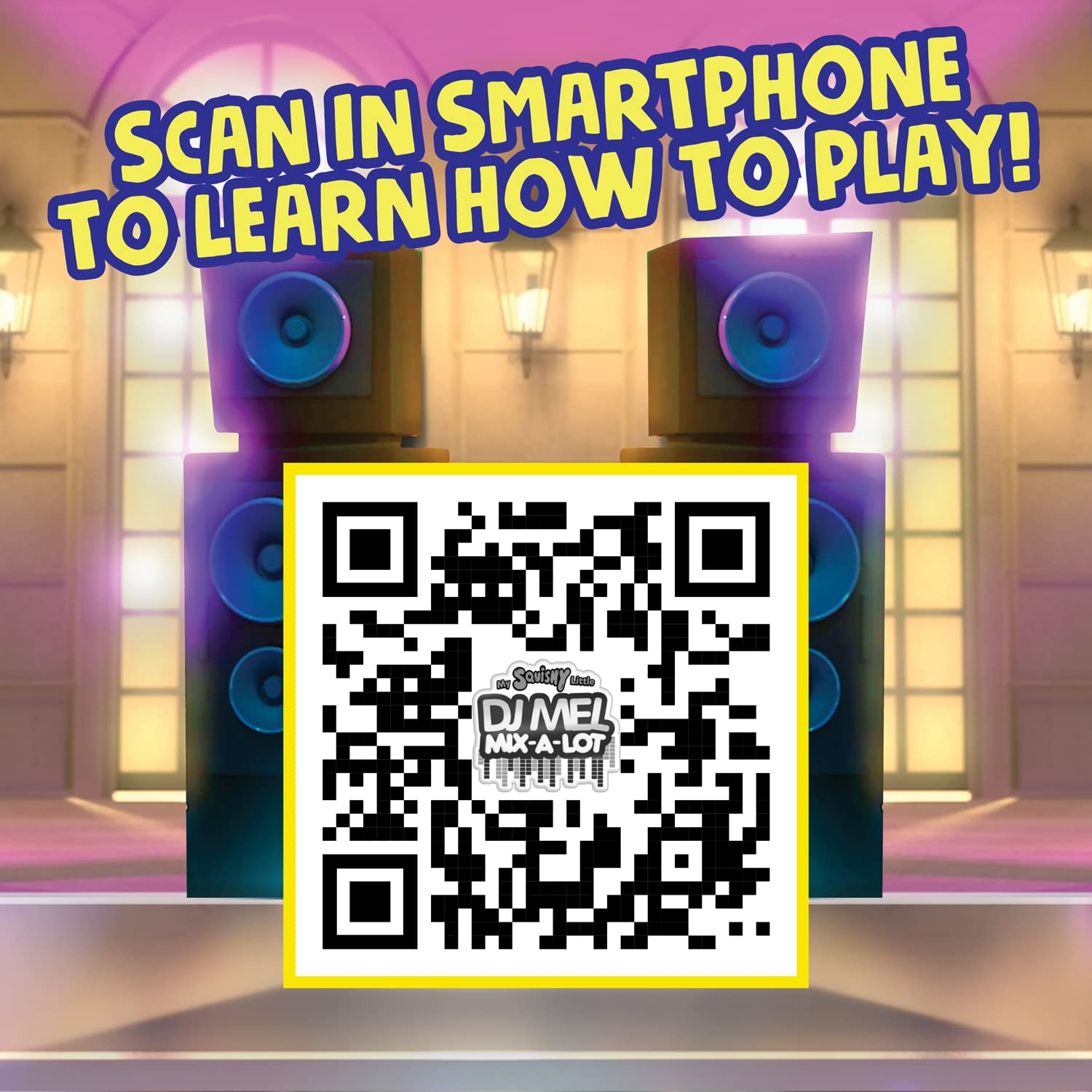 WowWee My Squishy Little DJ Mel Mix-A-Lot - Interactive Musical Toy for Kids, Singing & Dancing Robot with Lights & Sounds - Perfect for Birthday Gifts, Party Entertainment & Early Learning Playtime