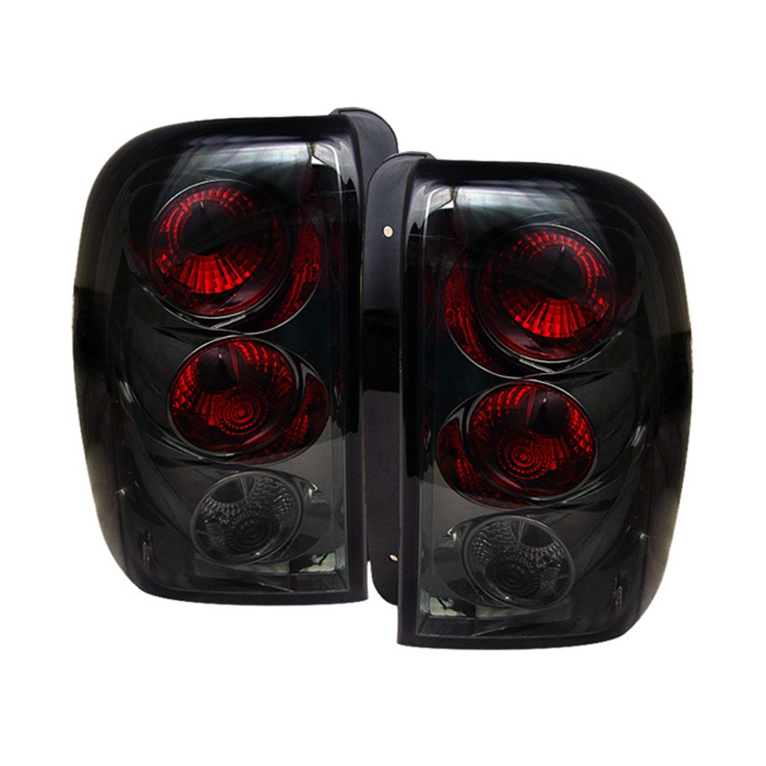 Spyder 5002204 Smoke Euro Style Tail Lights for 2002-2009 Chevy TrailBlazer - Upgrade Your Ride with Sleek Aftermarket Lights | Perfect for Night Driving & Custom Car Modifications