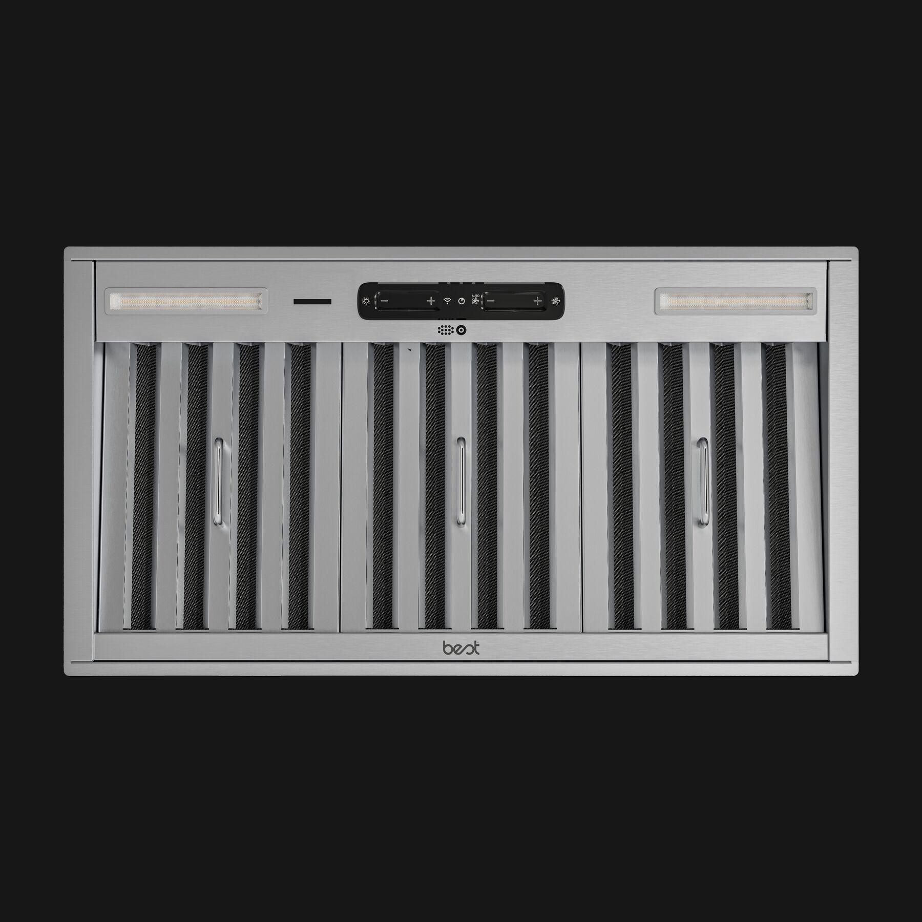 **HBN223012SS 30 Inch Stainless Steel Built-In Range Hood with True IQ Blower System – 1240 True CFM – Powerful Kitchen Ventilation for Smoke & Odor Removal – Perfect for Modern Home Cooking**