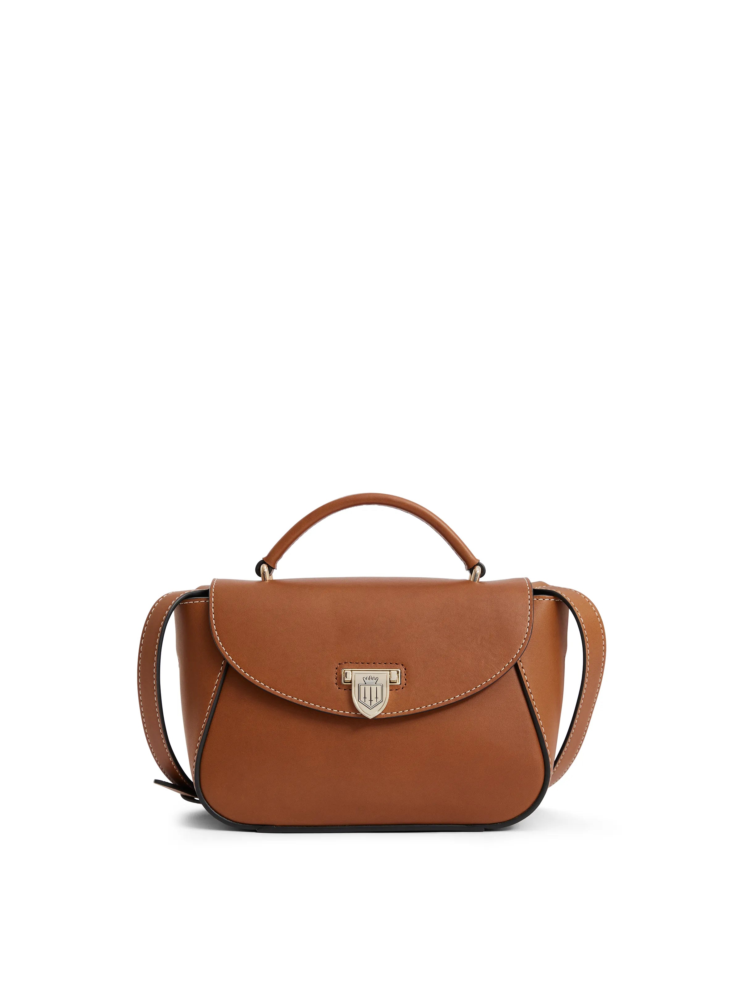Blenheim Mini Handbag - Premium Tan Leather Crossbody Purse for Women | Perfect for Everyday Use, Date Night & Travel Accessories