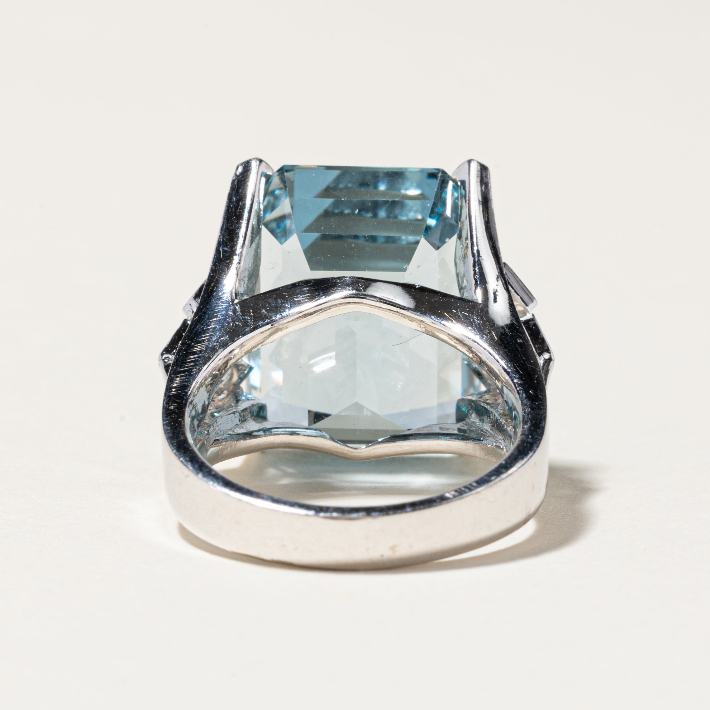 22.00ct Synthetic Spinel & 0.16ct Diamond Cocktail Ring - Size 6.5 | Elegant Evening Party Jewelry for Women | Perfect for Weddings, Anniversaries & Special Occasions