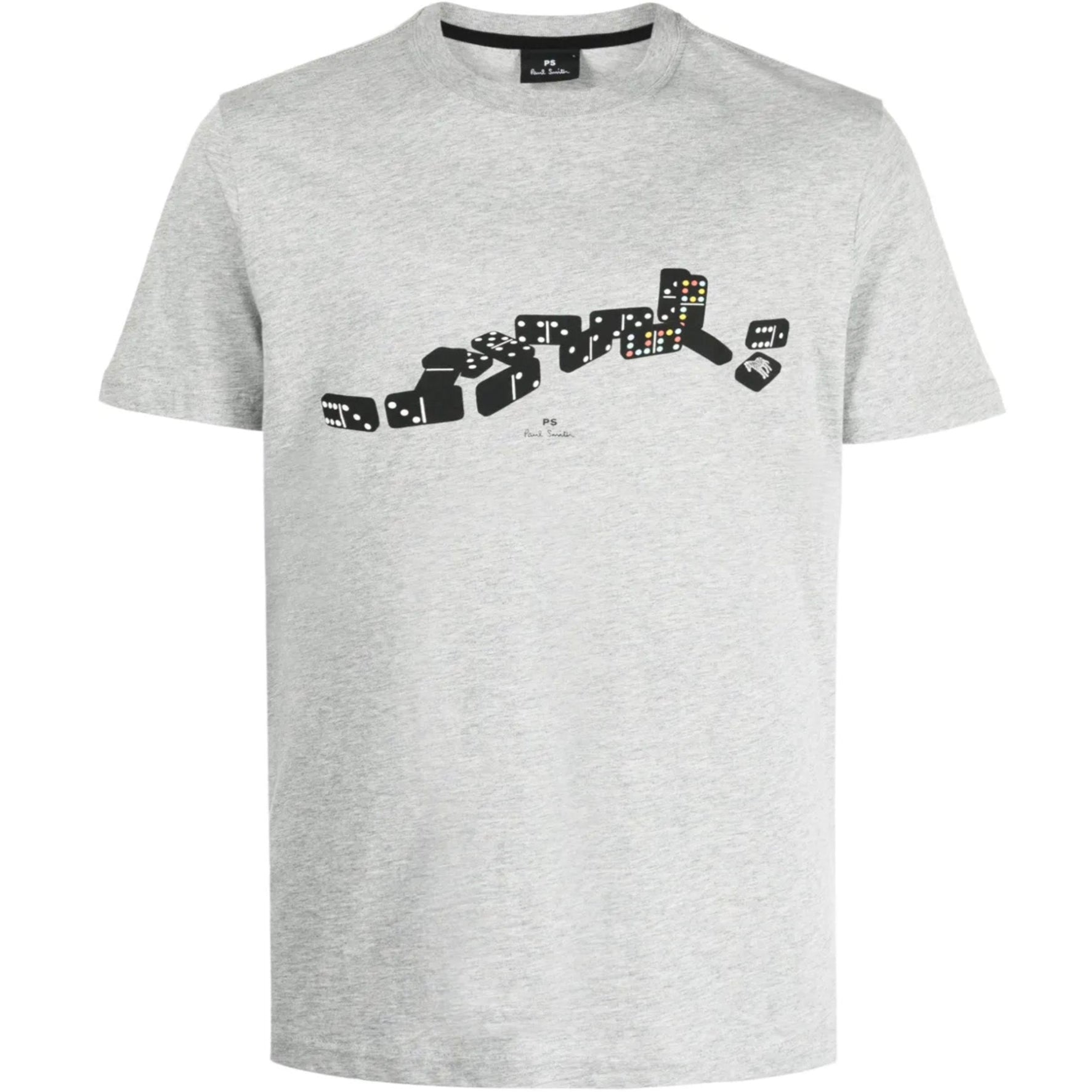 Paul Smith Grey Logo T-Shirt for Men - Premium Cotton Casual Tee - Perfect for Everyday Wear, Office & Weekend Outfits