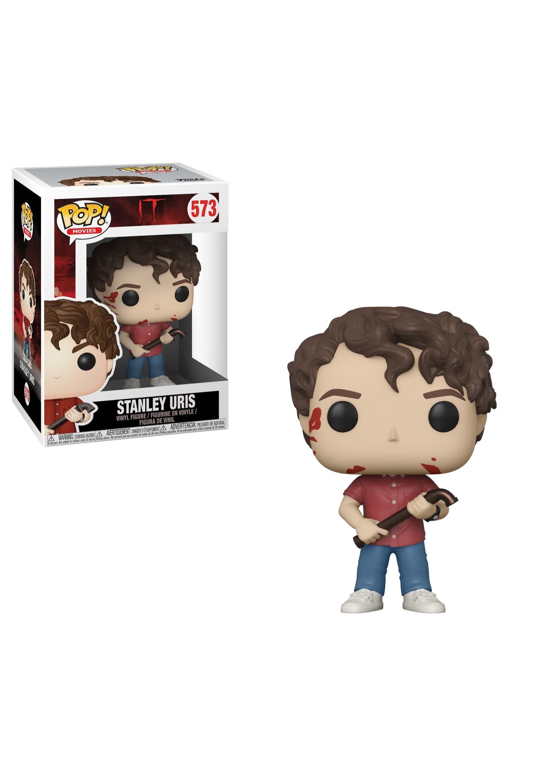 Funko Pop! Movies: IT - Stan Collectible Vinyl Figure - Horror Movie Merchandise for Fans & Collectors - Perfect for Display, Gifts, and Horror-Themed Decor