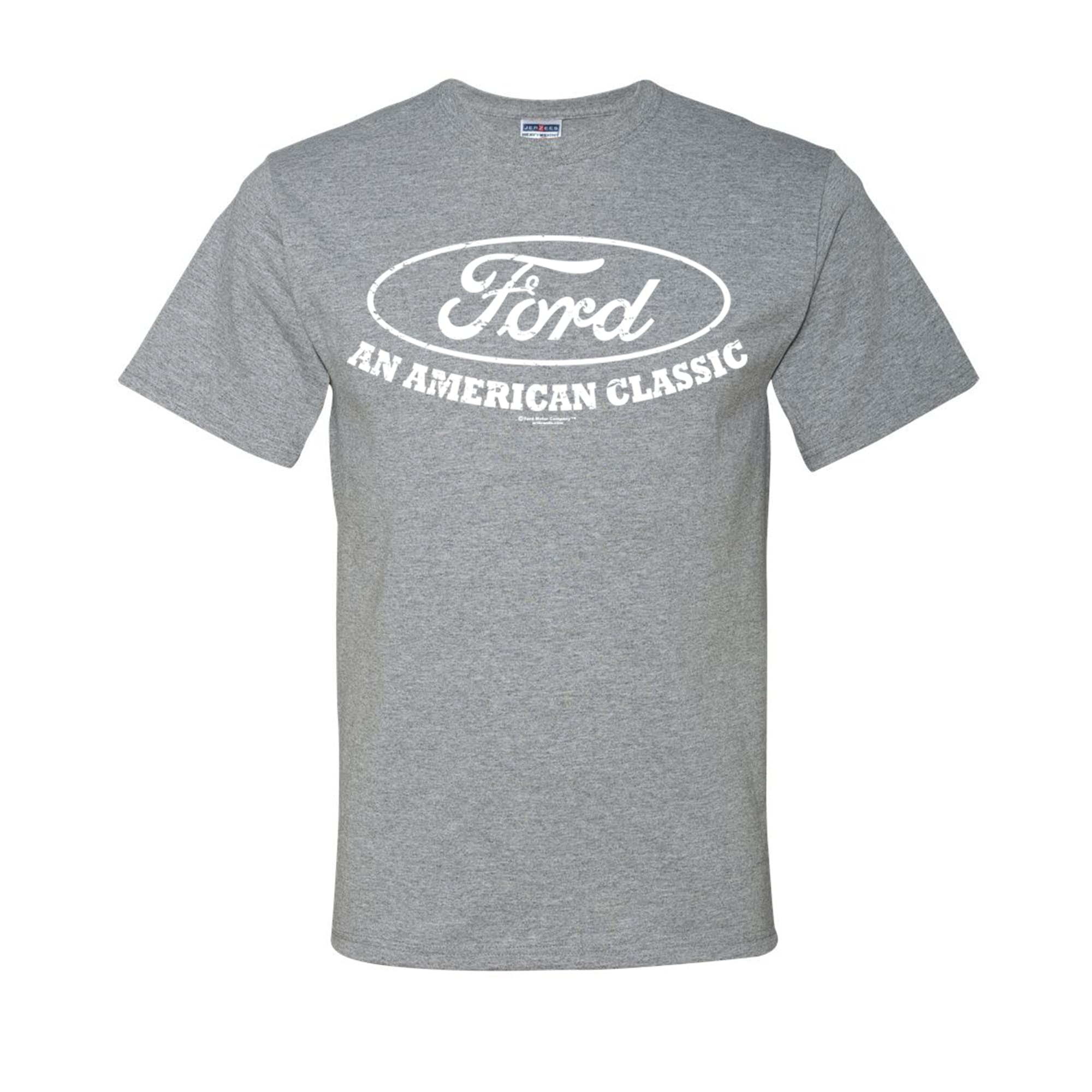 Official Ford Mustang Vintage Logo Men's T-Shirt - Licensed American Classic Muscle Car Tee for Casual Wear & Car Enthusiasts