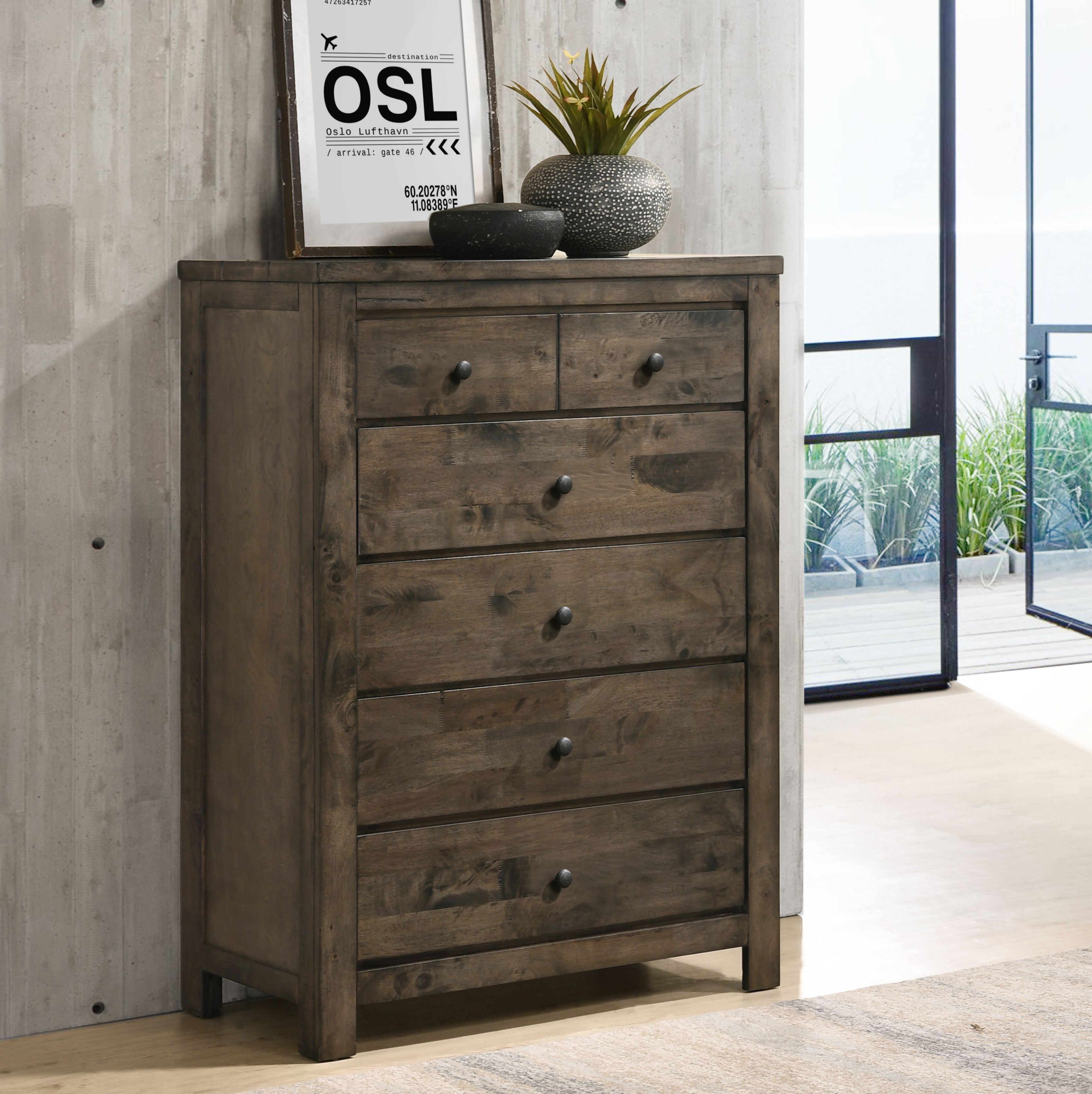 Pavita Weathered Distressed Wooden Chest - Rustic Storage Trunk for Home Decor, Bedroom, Living Room & Farmhouse Style | Perfect for Blanket Storage, Vintage Accent & Cozy Interior Design