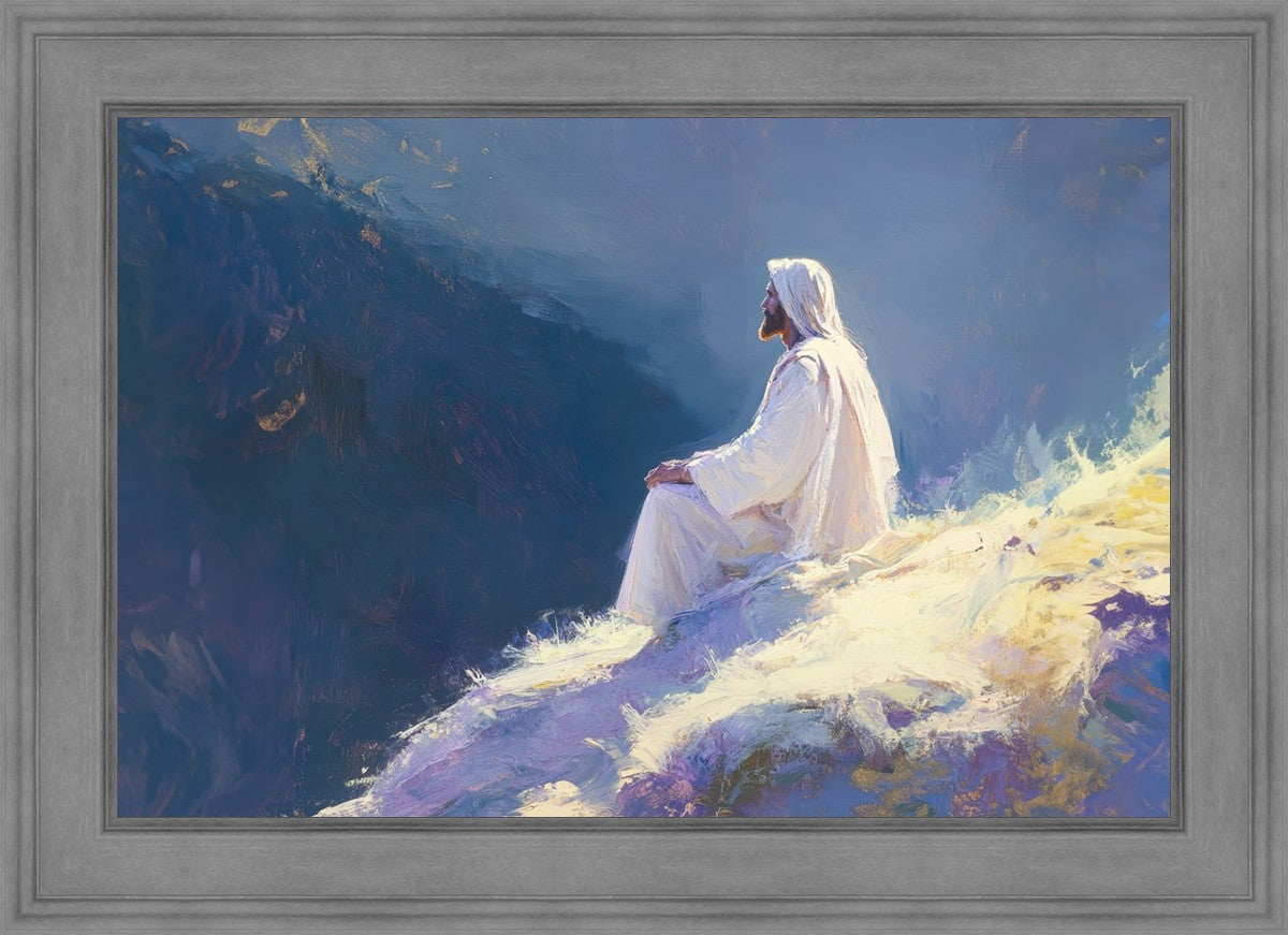 Contemplation By Justin Anna Culebro - Abstract Wall Art Painting for Home & Office Decor | Perfect for Living Room, Bedroom or Meditation Space