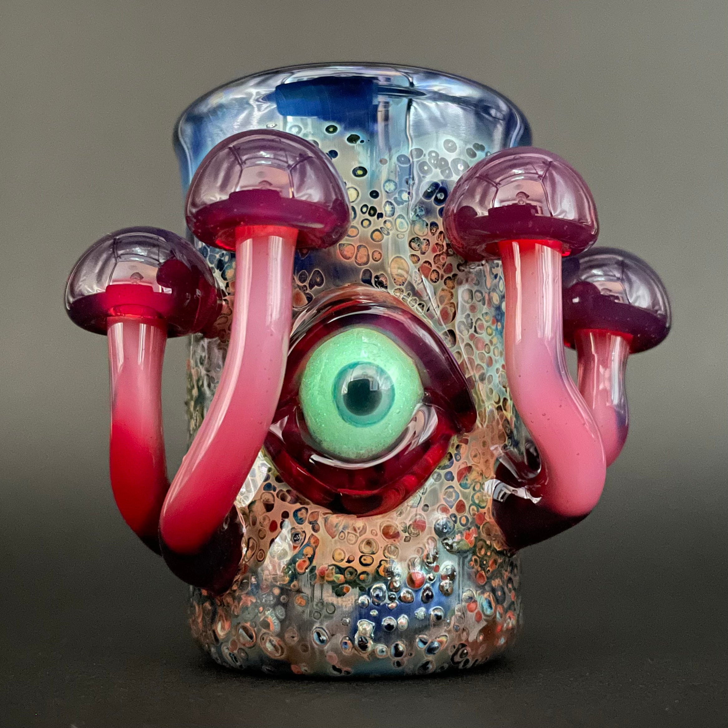 Premium Phoenix Mushroom Shot Glass Set - Unique Ceramic Drinking Cups for Tequila, Whiskey & Cocktails - Perfect for Parties, Bars & Home Decor