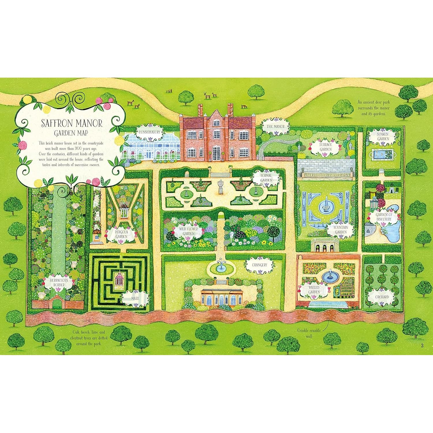 Country House Gardens Sticker Book - Beautiful Floral & Nature Decals for Scrapbooking, Journals, and DIY Crafts | Perfect for Home Decor, Gift Wrapping, and Kids Activities