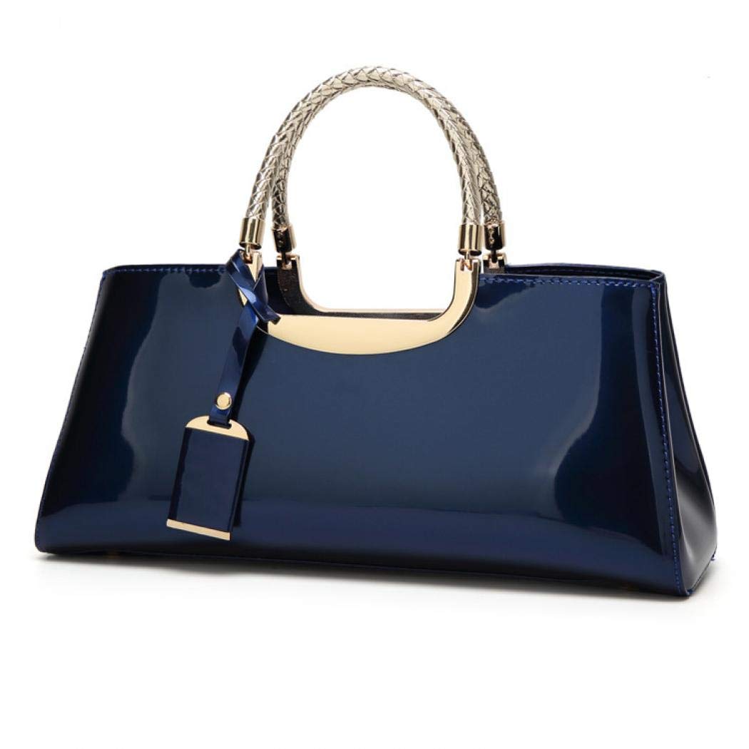 Jessie Patent Leather Handbag for Women - Evening Party & Crossbody Purse