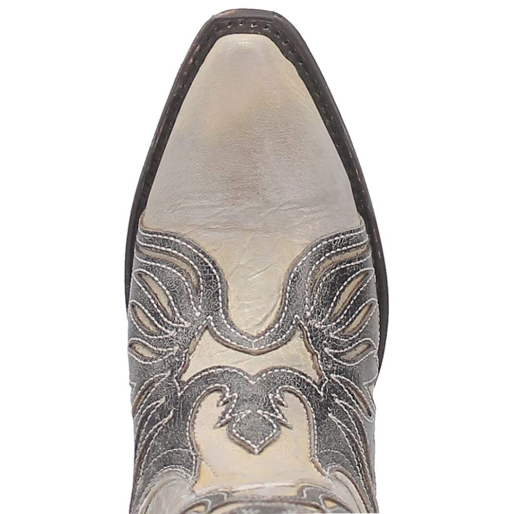 Dan Post Women's DP4359 Indulgence Brown Leather Snip Toe Western Boots - Perfect for Country Dancing, Rodeos & Casual Western Fashion