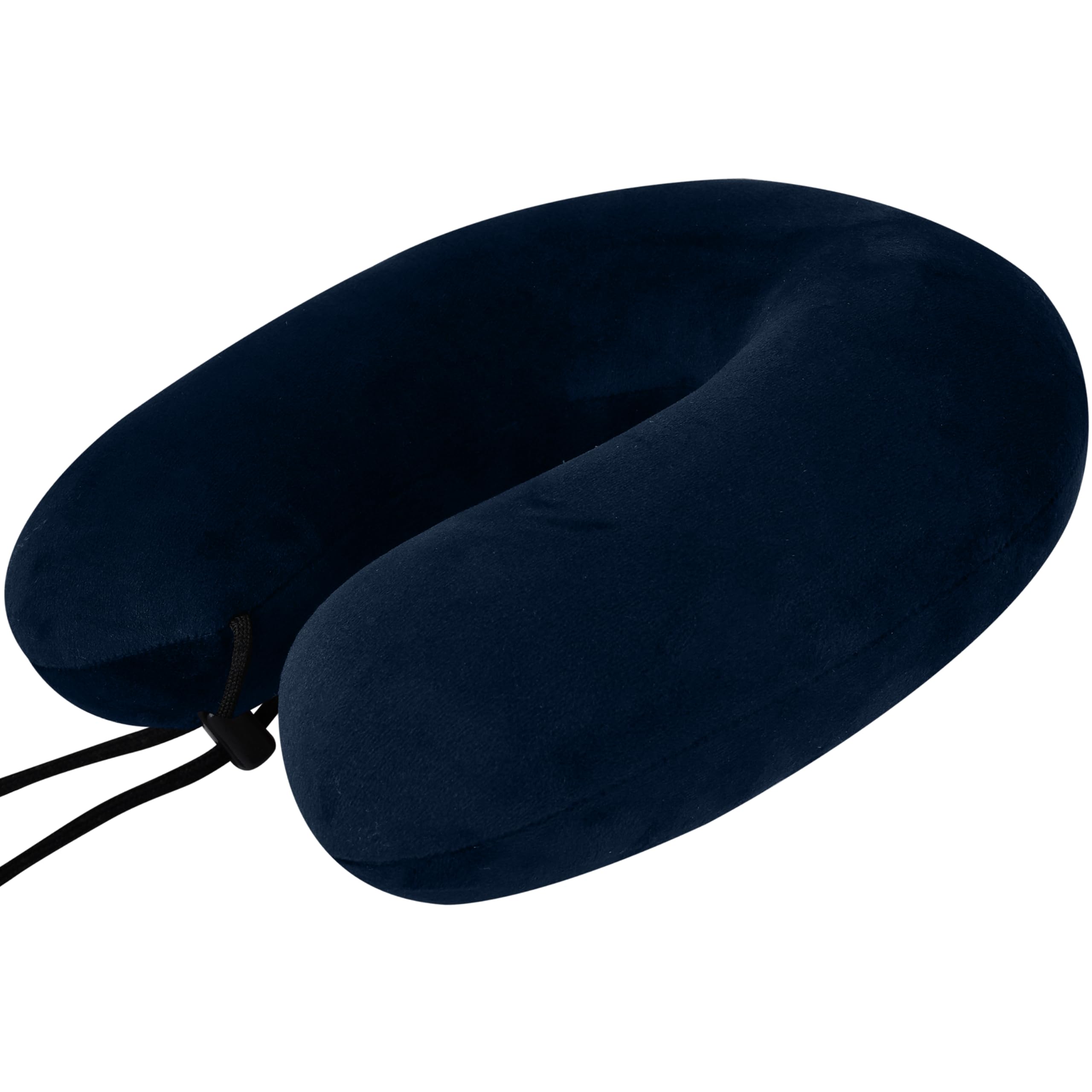 Ergonomic Memory Foam Travel Neck Pillow for Airplane, Car & Train - Orthopedic Support for Cervical Pain Relief - Soft Blue Cushion for Sleeping & Long Flights | Perfect for Business Travel & Commuting