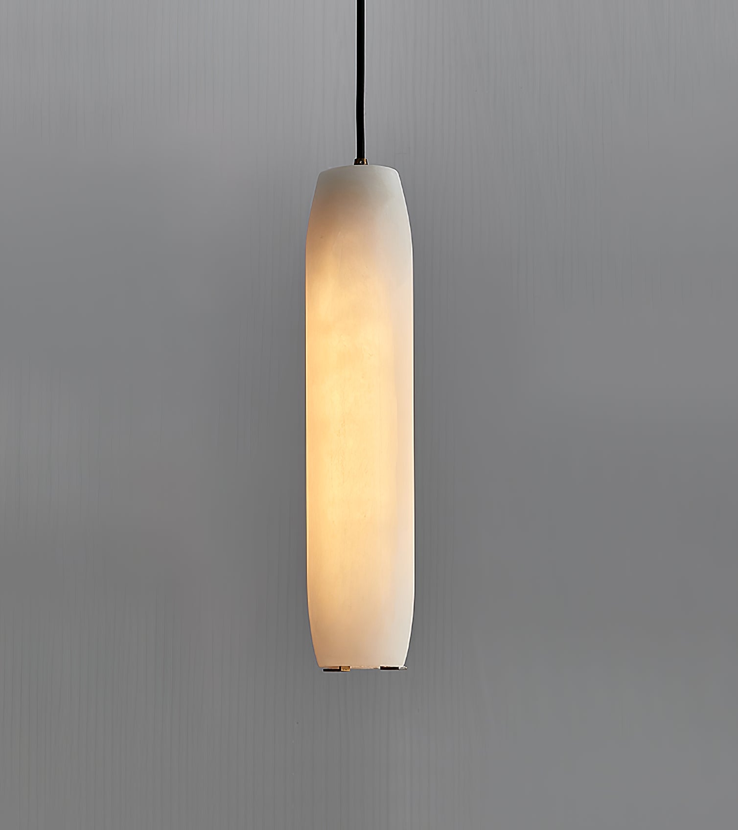 Elegant Marble Flute Pendant Light - Modern Minimalist Ceiling Fixture for Dining Room, Kitchen Island & Bedroom Decor
