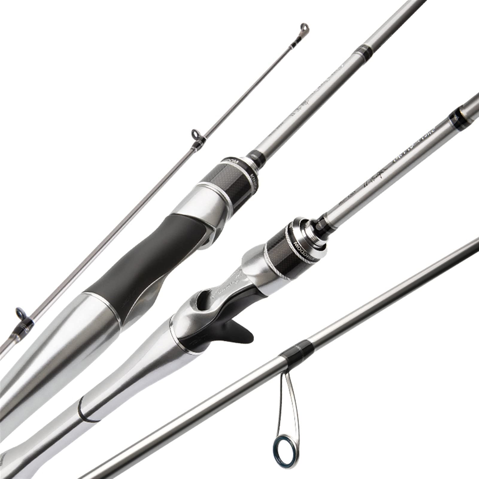 Telescopic Fishing Rod - Carbon Fiber Lightweight Fishing Pole with Reel, 6.5ft Casting ML Rod for Freshwater & Saltwater Fishing - Perfect for Bass, Trout, and Surf Casting