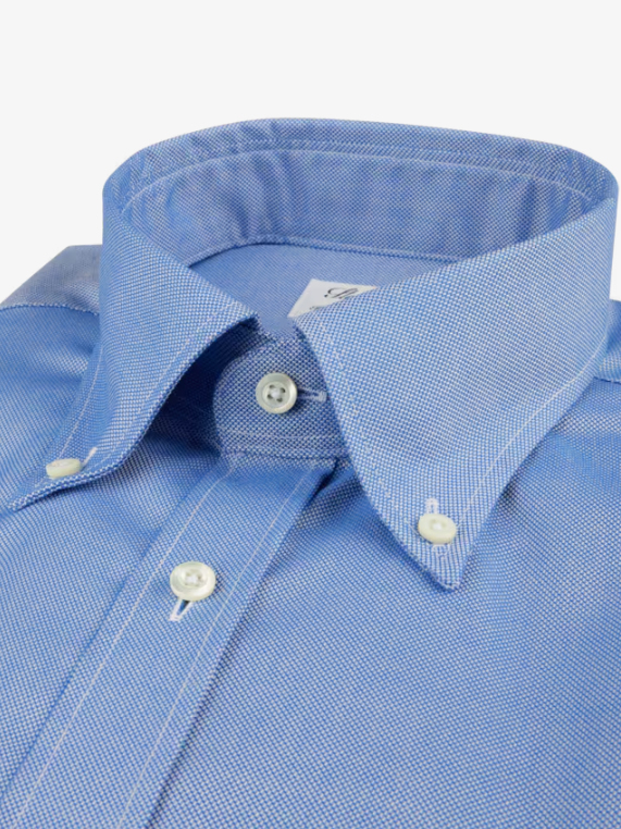 Premium Blue Long Sleeve Dress Shirt for Men | STENSTROMS | Formal & Business Attire | Perfect for Office, Weddings & Special Occasions