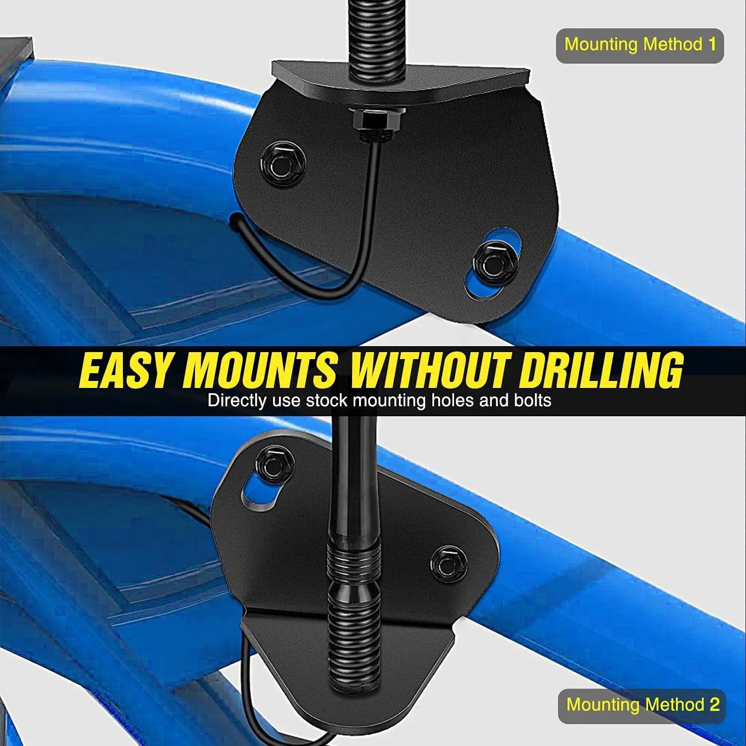 2017-2021 Can-Am Maverick X3 Rear Pillar Flag Antenna Mounts - Durable Off-Road Accessory for UTV & Side-by-Side Adventures
