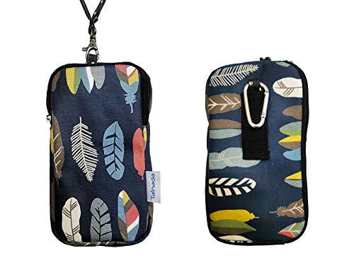 Feather Pattern Navy Blue