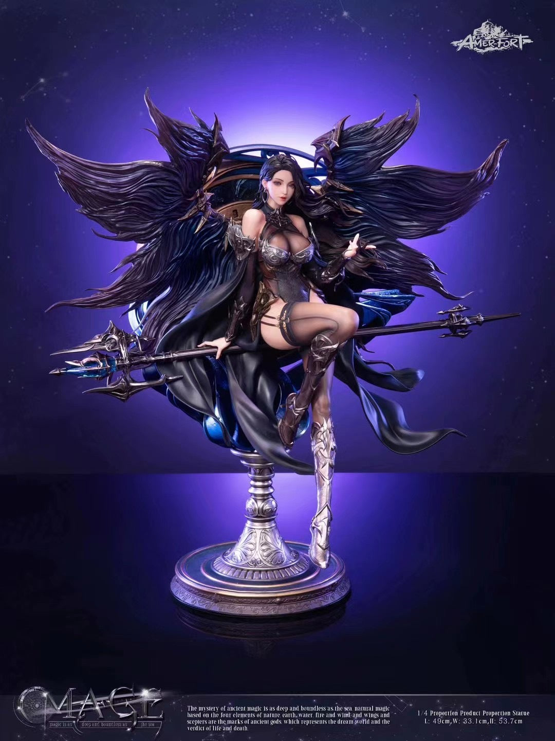 PIJI x AmerFort Studio Licensed ELF Series Mage Action Figure - Fantasy Collectible for Display & Role-Playing Games