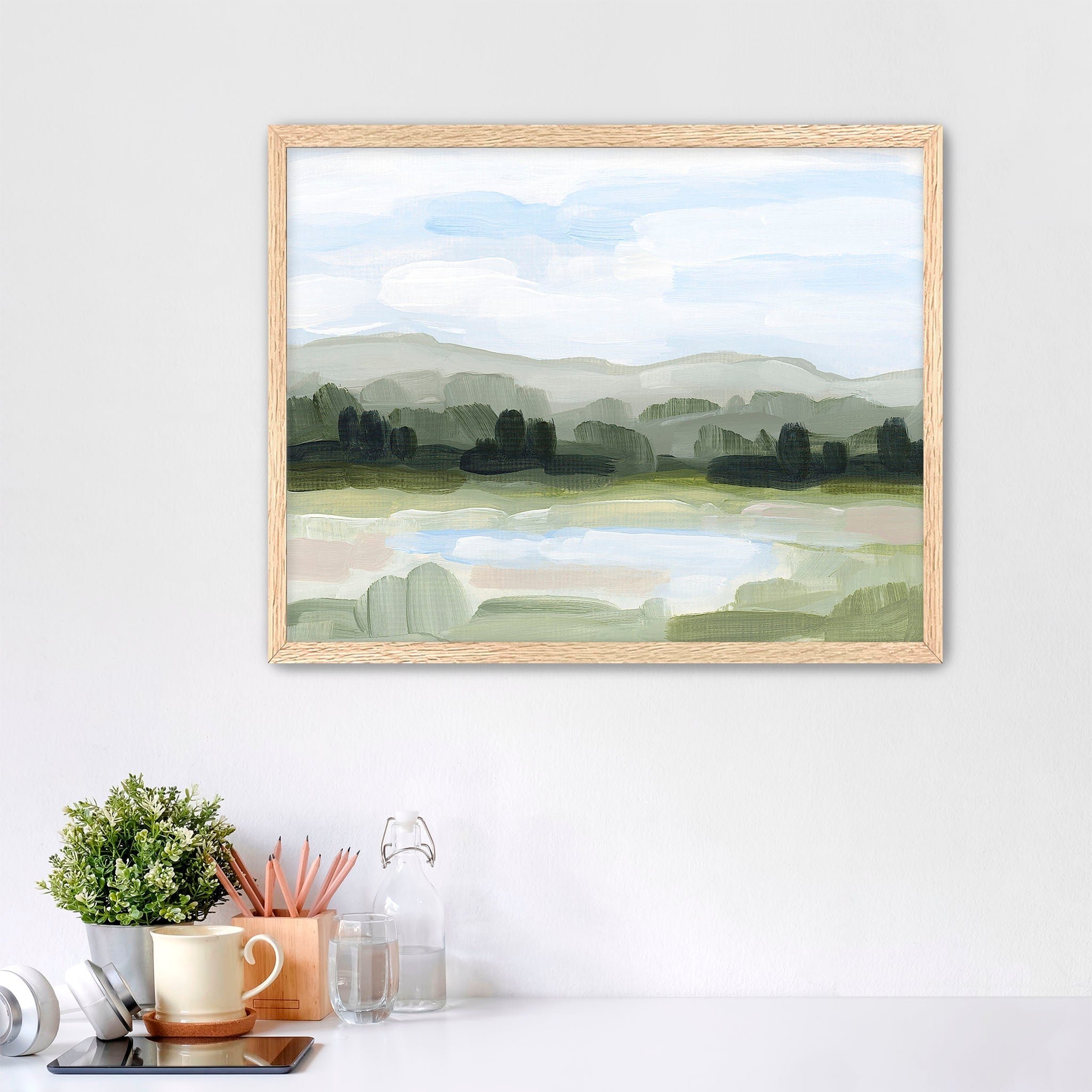 The Trail Ends Art Print - Nature Landscape Wall Decor for Home, Office & Cabin - Perfect for Living Room, Bedroom & Study Room