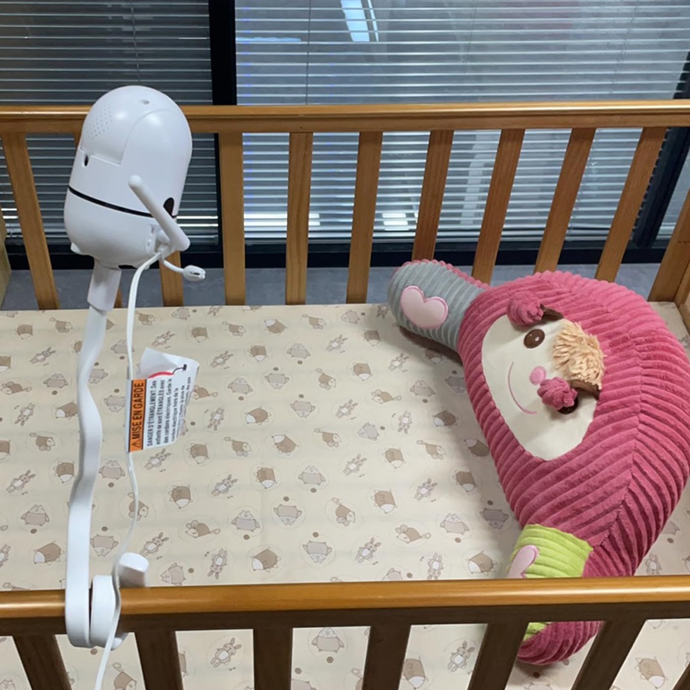 HelloBaby Upgrade 5-Inch Baby Monitor with 2 Cameras & Mount - 26-Hour Battery Life, No Tools or Wall Damage Required - Perfect for Nursery, Bedroom & Travel Use