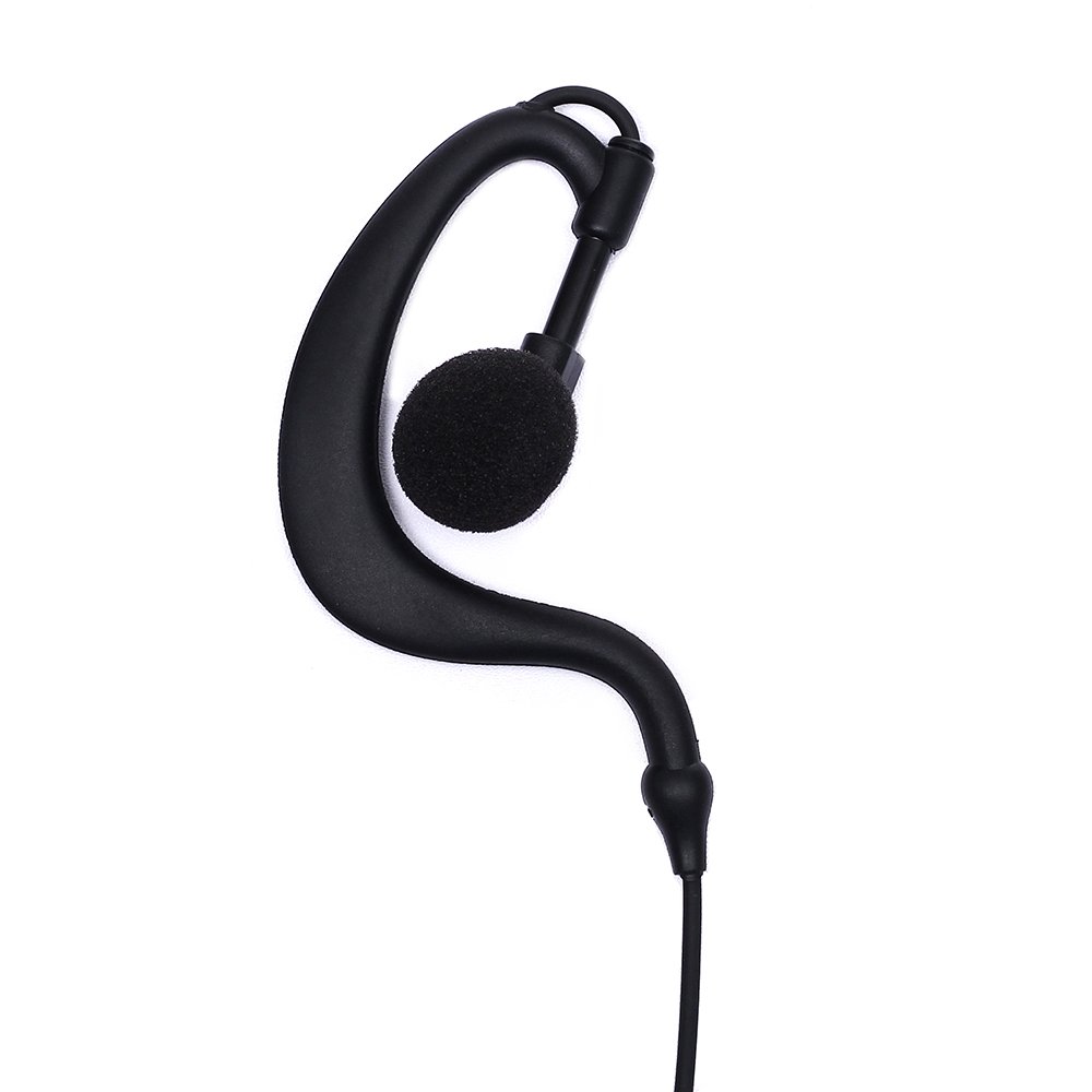APX 6000 Surveillance Earpiece with Microphone - G Shape Covert Headset for Motorola XPR 7550e, XPR 7550, XPR 6550, APX 8000, XPR 7580 2-Way Radios & Walkie Talkies (5-Pack) - Ideal for Security, Law Enforcement & Event Communication