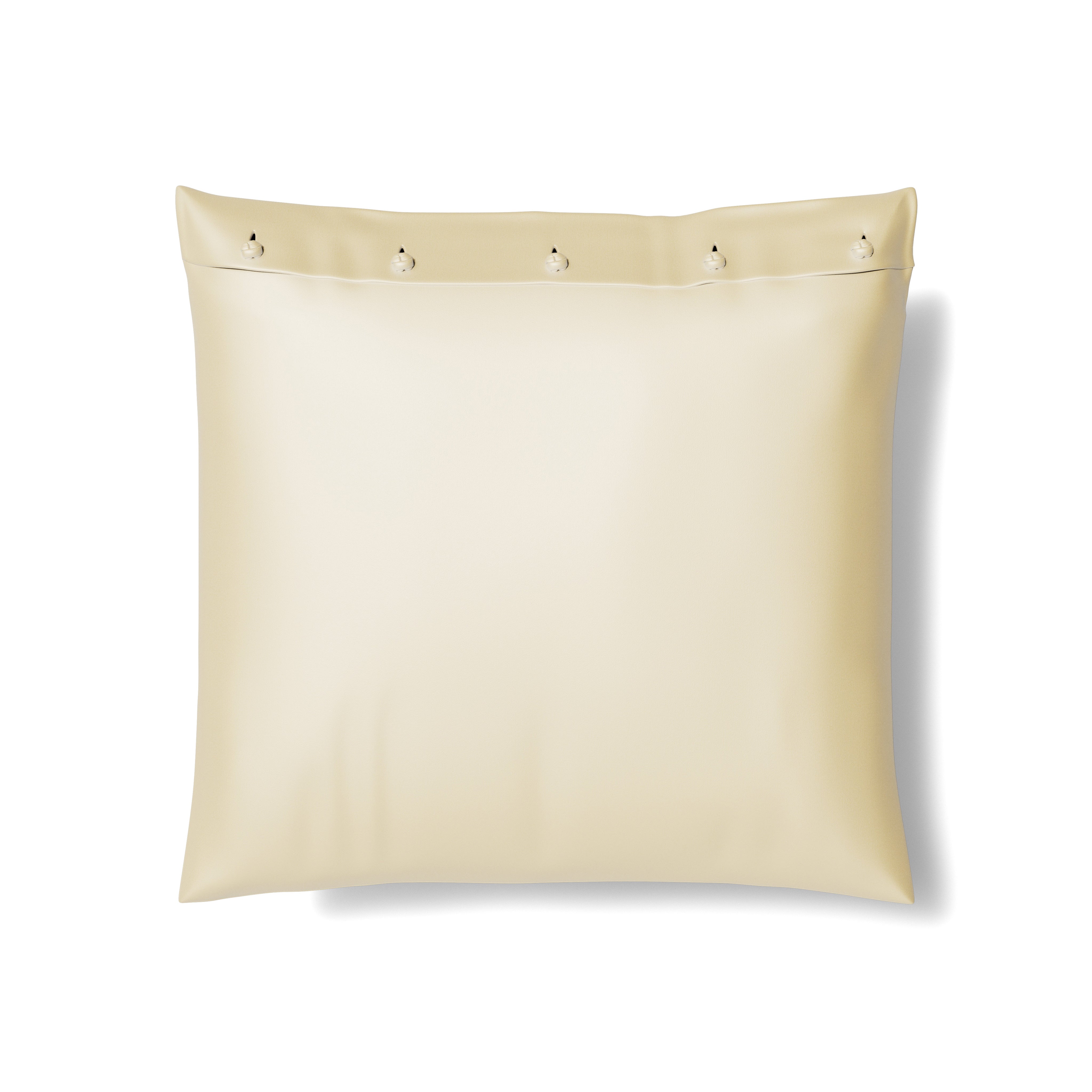 Luxury Charmeuse Pillow Sham with Elegant French Knots - Perfect for Master Bedroom & Guest Room Decor