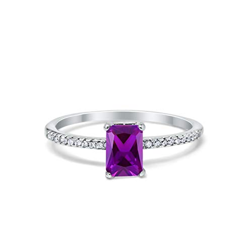 Simulated Amethyst CZ