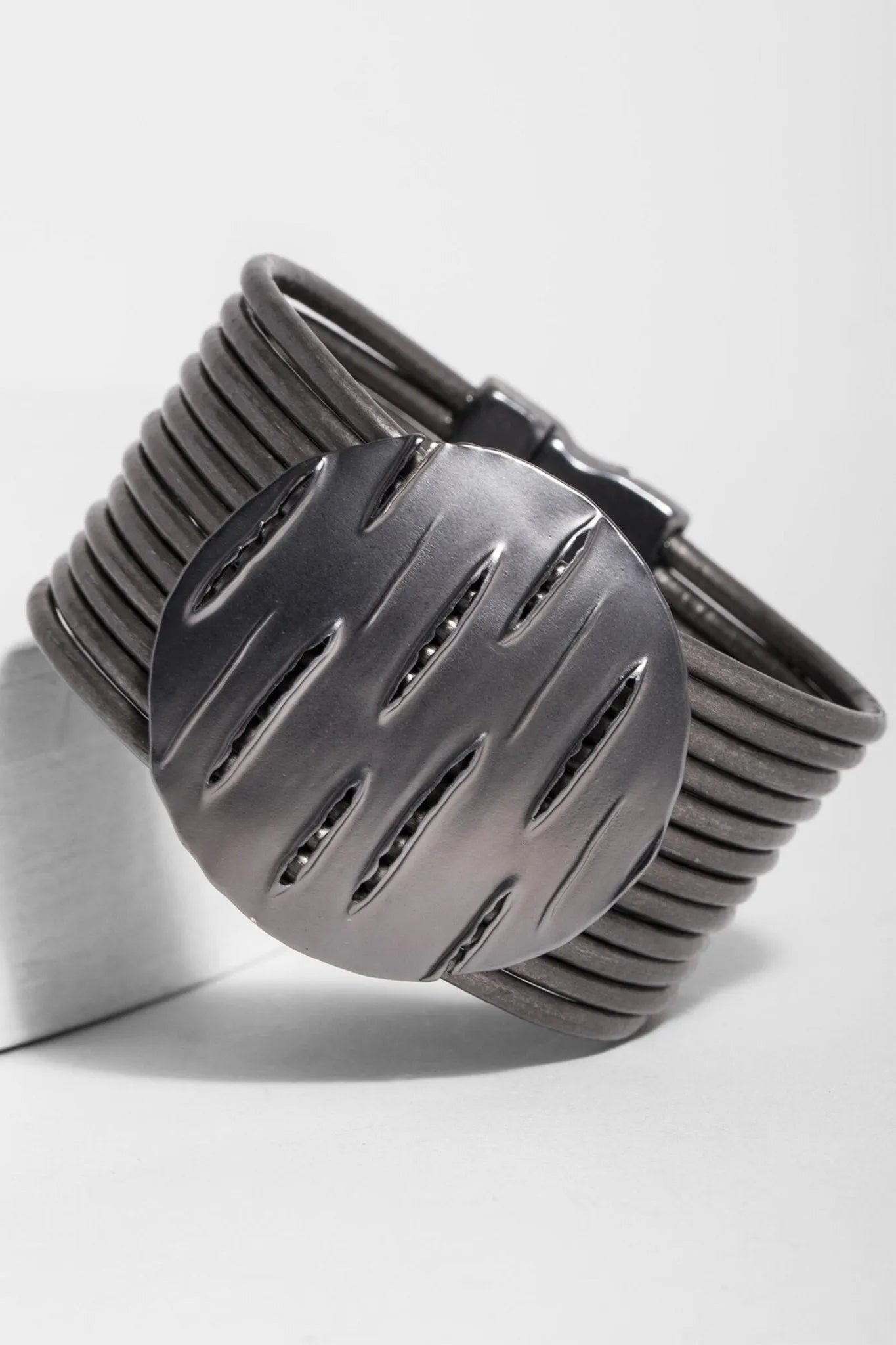 Slash Leather Bracelet for Men & Women - Genuine Leather Adjustable Wristband - Perfect for Casual Wear, Gifts & Everyday Fashion Accessories