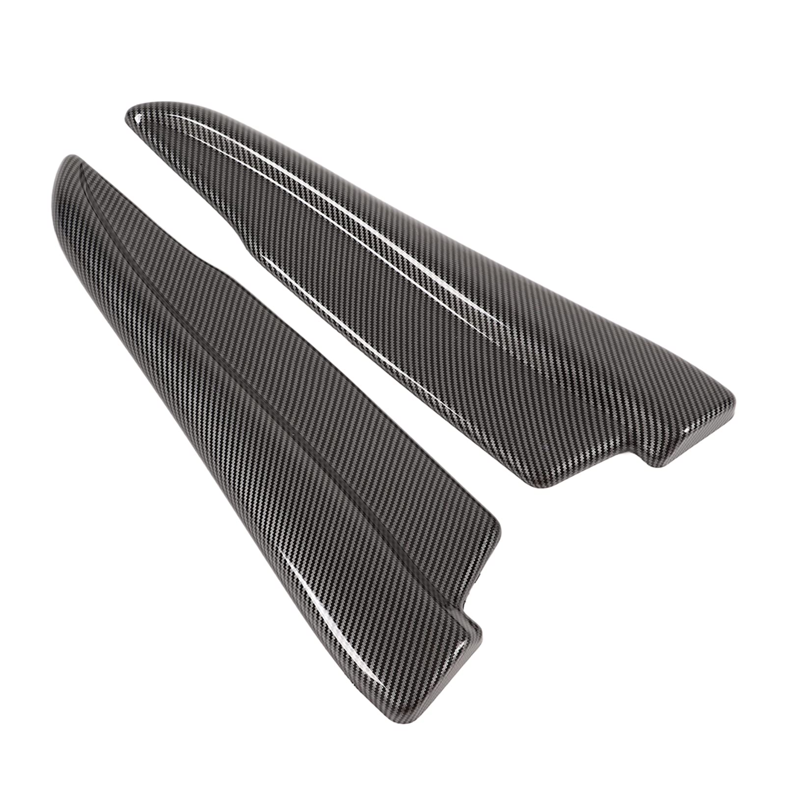 Durable ABS Car Bumper Corner Protector - Carbon Fiber Style Anti-Scratch Rear Bumper Lip for Vehicle Exterior Protection | Perfect for Parking Safety & Scratch Prevention