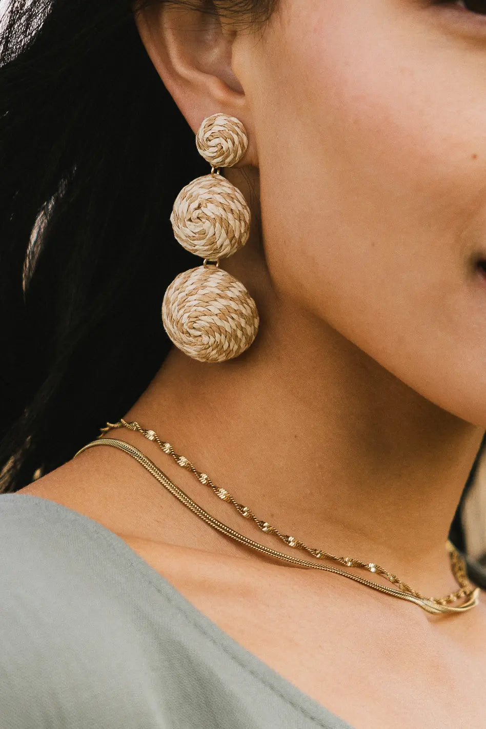 Stylish Mora Two Tone Earrings for Women - Fashion Jewelry Gift for Her - Perfect for Parties, Weddings & Everyday Wear